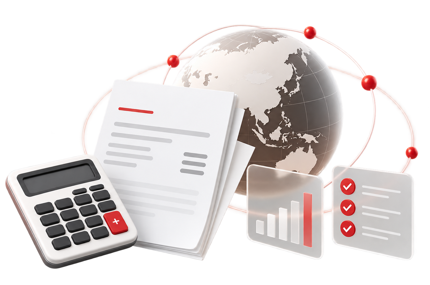 Illustration of transparent pricing and company formation documents